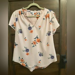 Pink floral blouse || 41 Hawthorn